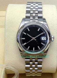 Offre spéciale montre de haute qualité dame 31mm 178240 noir 2018 luxe en acier inoxydable automatique dames montres pour femmes