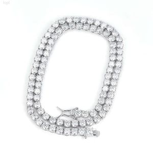 Offre spéciale Hip Hop 3mm chaîne de Tennis collier Vvs Moissanite 18k chaîne de Tennis plaquée or pour hommes bijoux