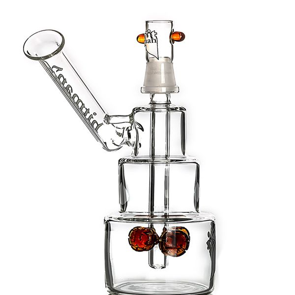 HitMan Gafas Bongs de agua Cachimbas Shisha Mini Dab Rig Tuberías de agua Jaula de pájaros por pipa para fumar Bong Glass Oil Rigs