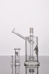 Heady Hitman Glass Bongs met vogelkooi Water Pijpen Recycler hellende ARM -olie Rigs beker Bongglas Bongs Gratis