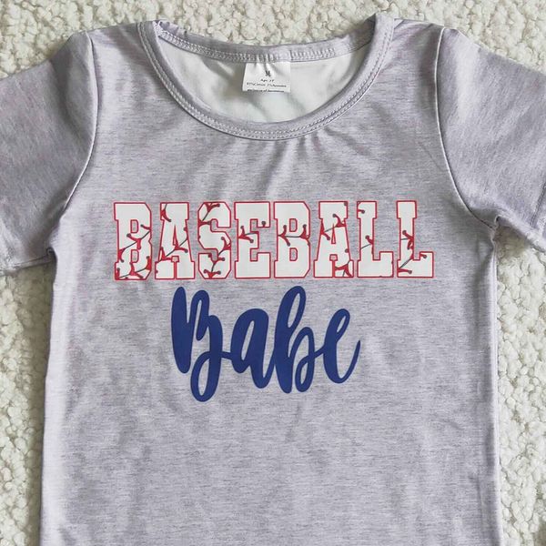 Venta caliente para niños Diseñador Diseñador Giras Juego de verano Béisbol Baby Baby Babys Ropa para niños