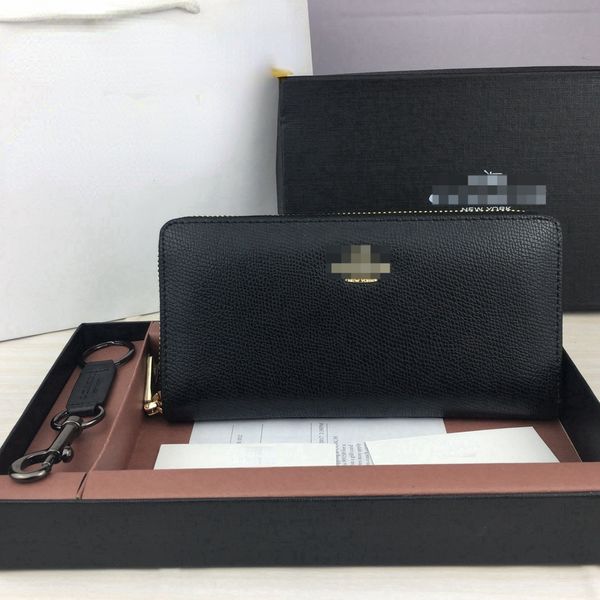 Venta caliente Cartera larga Mujer Moda Cremallera Monedero Mujer Patrón de palma Cuero Multi ranura para tarjeta Descuento mínimo 52372 en stock