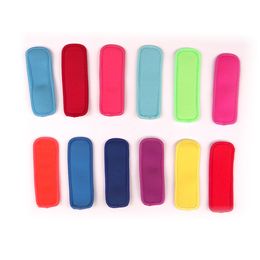 Hot Koop Lage Prijzen Hoge Kwaliteit Popsicle Houders Pop Ice Mouwen Vriezer Pop Houders 18x6cm voor Kinderen Zomer Keukengereedschap 12 Color Trump