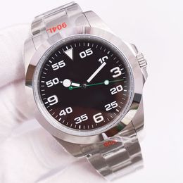 ST9 horloge zwarte wijzerplaat 40 mm 2022 mechanisch uurwerk wijzerplaat roestvrij staal 904L modieuze horloges