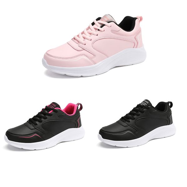 Venta caliente de zapatillas de deporte para hombres y mujeres, todas las zapatillas de deporte al aire libre blancas, rosadas y negras, rosa GAI 16