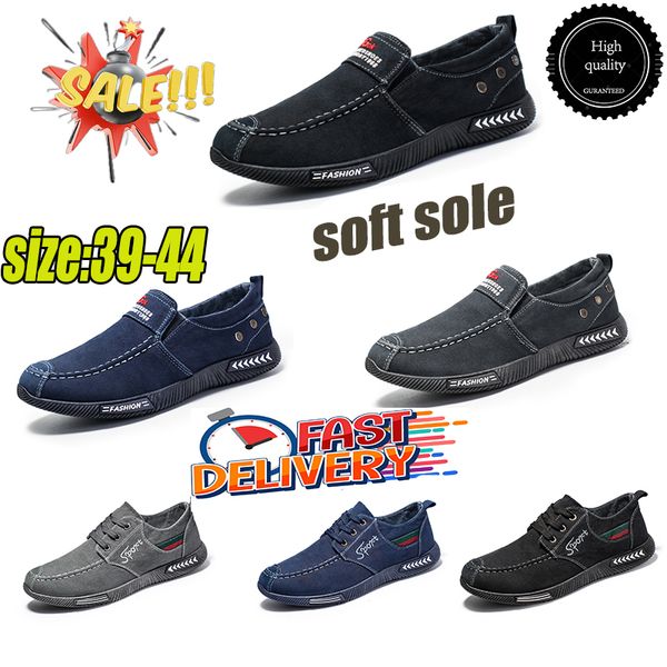 Offre spéciale hommes chaussures décontractées respirantes Hombre Jeans toile mode appartements mocassins Espadrilles hommes semelle souple baskets eur39-44