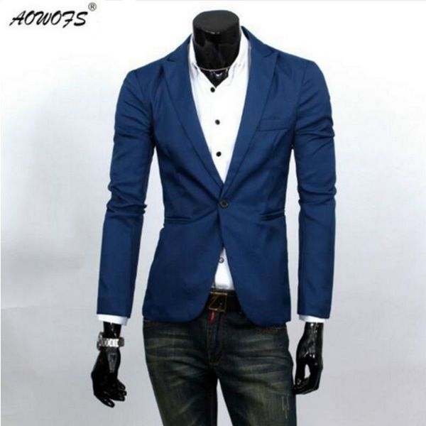 Gran oferta, traje pequeño a la moda para hombre, blazers informales para hombre, chaquetas delgadas con estilo, traje de vestir de negocios de ocio para hombre