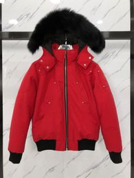 Vente Flash Veste canadienne en ciseaux pour hommes, doudoune chaude coupe-vent d'hiver, modèle de Couple, nouveaux vêtements de qualité supérieure, veste en duvet de canard et d'orignal I4A2