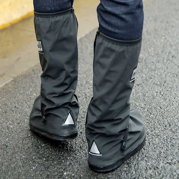 Vente chaude-chaussures de pluie pour hommes bottes de pluie jetables chaussures de pluie à tube haut chaussures imperméables une fois portées