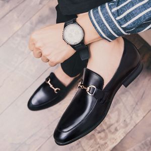 Vente chaude-chaussures pour hommes marque en cuir véritable décontracté conduite Oxfords chaussures plates hommes mocassins mocassins chaussures italiennes pour hommes