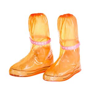 Hot koop-heren damesmode knie hoge regenlaarzen waterdicht duurzaam laarzen PVC regenwater schoen shirt regenjassen Hoog en laag laag ontwerp