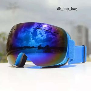 Meilleure Promo Lunettes de Ski pour hommes et femmes, Double couche, Uv400, Anti-buée, grand masque de Ski, pour la neige, le Snowboard, l'hiver, 9240