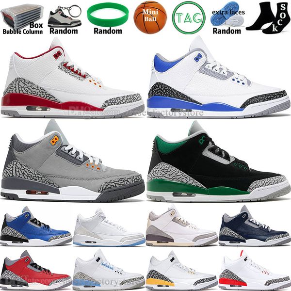 Cardinal Red Fire Pine Green Zapatillas de baloncesto para hombre Racer Blue True Georgetown White Black Cement Cool Grey Unite Rust Pink Hombres Deportes Mujer Zapatillas de deporte al aire libre