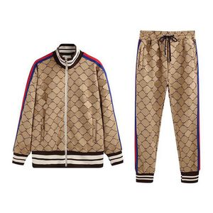 Vente chaude Mens Set Designer Survêtements Mode Hommes Femmes À Manches Longues Veste Pantalon À La Mode Lettre Imprimé Vêtements