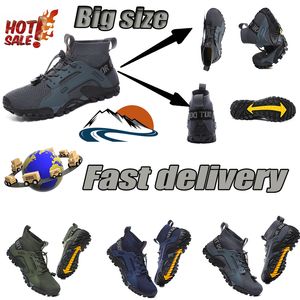 Offre spéciale hommes Trail course et montagne respirant randonnée Trekking formateurs soutien de la voûte plantaire marche chaussures résistantes à l'eau grande taille