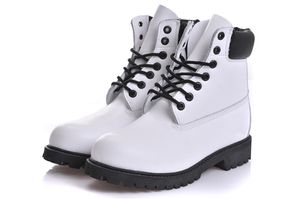 Venta caliente- botas de invierno para mujer para hombre Chestnut Triple Black para mujer trabajo Martin botas de combate para la nieve botín