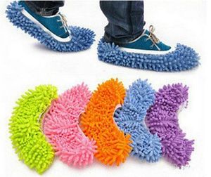 Hot Koop-Multifunctionele Mop Shoe Cover Dust Mop Slipper Huis Cleaner Lazy Vloer Drasting Cleaning Slipper HouseKeeper Voetschoen
