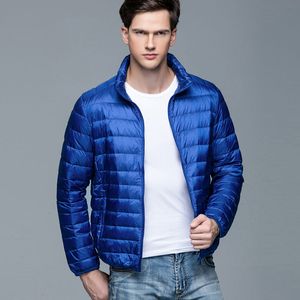 Offre spéciale nouvelle haute qualité vers le bas hommes vestes 2018 hiver mode manteaux col montant pardessus vêtements d'extérieur Parka Trench M-XXXL 002