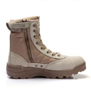 Chaud Vente-Nouveaux Hommes Tactique Militaire Combat Bottes De Combat Respirant Chaussures De Plein Air Portables Baskets Trekking Fitness Chaussures Cross-Training