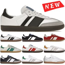 Vente chaude Nouveaux hommes Designer Casual Chaussures Low Top Baskets en cuir Baskets Vegan Gum Wales Bonner Crème Vert Better Scarlet Luxurys Femmes Sneaker