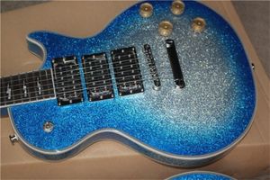 Offre spéciale nouveau produit lancement bleu coloré mode guitare électrique de haute qualité