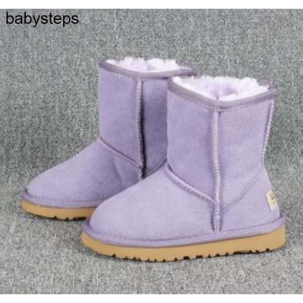 Vente chaude nouveau réel australie 528 haute qualité enfant garçons filles enfants bébé bottes de neige chaudes adolescents étudiants neige hiver DORP expédition 23 24ss