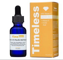 Hot Koop Nieuwe Tijdloze Huidverzorging 20% vitamine c En e Ferulazuur Serum Met Druppelaar 1 Ounceh Gratis verzending