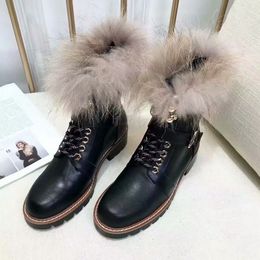 Vente chaude-nouvelle marque femmes bottes de créateurs Martin Desert Boot pour femme 100% véritable haut en cuir qualité mode chaussures d'hiver