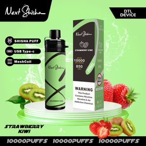 Offre spéciale prochaine Shisha narguilé 10K barre de bouffée Vape E Cigarette flux d'air boîte réglable maille bobine vapes jetables 10000 bouffées