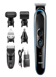 Vente chaude Nikai 100-240V 5 po en 1 rasoir électrique Clipper raser machine à couper la barbe de nez de la barbe Men Razor2125616