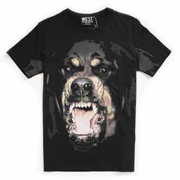 Gran oferta, novedad, camiseta informal con estampado de perro grande en 3D para hombre y mujer, ropa de calle de verano, camisetas de Hip Hop para niño, ropa #001