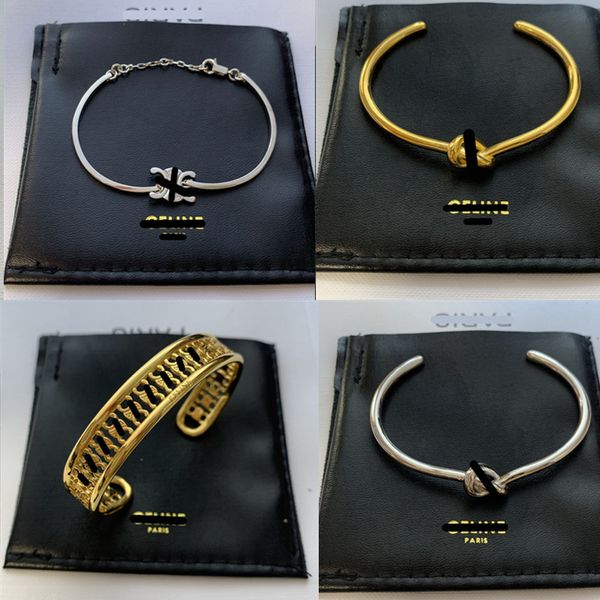 Designer de personnalité à la vente chaude New Celi Bangle Paris Classic Brand Bracelets for Women 18K Bracelet Bracelet de la Saint-Valentin Gold 18K