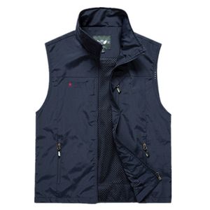 Offre spéciale photographie Reporter hommes gilet printemps été maille respirant gilet hommes veste sans manches gilet voyage Shoot Ves