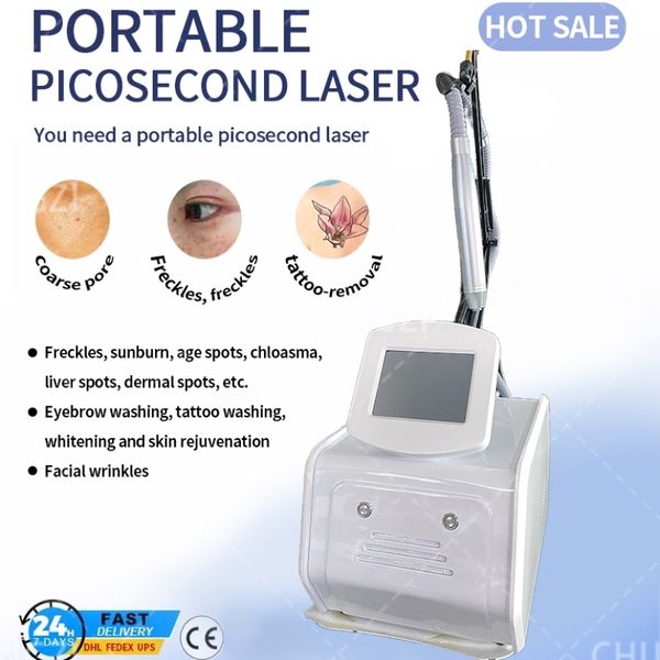 Vente chaude Picoseconde Laser Machine De Détatouage Laser ForYag Picoseconde Carbone Peeling Enlèvement Pico Laser Dispositif
