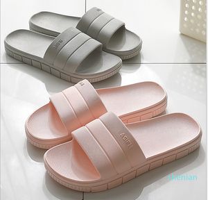 Vente chaude-pantoufles en plastique chaussures de pantoufle de douche de salle de bain bleues