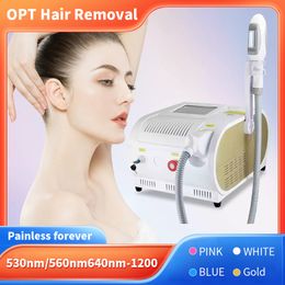 Vente chaude portable opt ipl hair laser enlever e-light ipl cheveux enlèvement rapide elight beauty machine