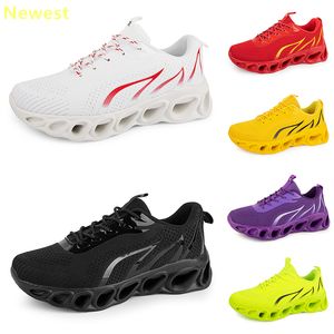 Offre spéciale chaussures de course hommes femme blanc marine crème rouge rose gris baskets fond souple respirant GAI