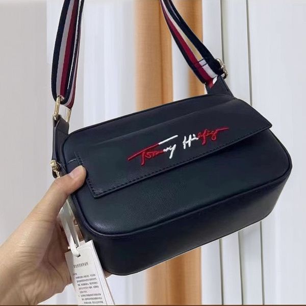 Venta caliente Sac Original Marcas famosas Tomy Logo Hombres Bolsos cruzados Bolsos y bolsos de lujo para mujer Espejo Calidad Diseñador Bolso de hombro Dhgate Nuevo