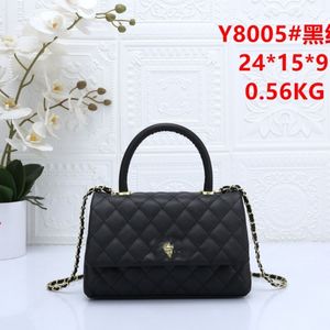 Sac de créateur d'épaule à vente chaude Femmes Crossbodyborbag ​​Handsbag Black Mini Mini Bags de rabat 17 cm Chaînes en cuir authentique 10a Sacs de qualité miroir