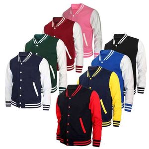 Hot Koop Slim Fit Katoen Bomber Mannen Custom Hoge Kwaliteit Uniform Varsity Winddicht Baseball Jacket 81