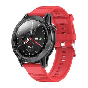 Offre spéciale montre intelligente rouge fréquence cardiaque étanche fréquence cardiaque écran tactile hanbelson