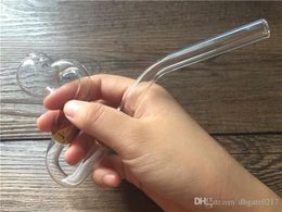 Offre spéciale tuyaux en verre serpent avec Base en verre narguilés tuyau Bong brûleurs à huile universel narguilé Pot verre brûleurs à huile