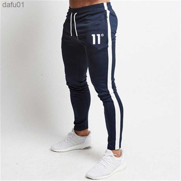 Vente chaude solide décontracté Hommes Casual Slim Fit Survêtement Sport Solide Mâle Gym Coton Maigre Joggers Sweat Pantalon Décontracté Pantalon L230520