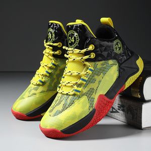 Hot Koop Zomer Mesh Ademende Basketbalschoenen Jongen Meisje Anti-Shock Kids Basketbal Sneakers Antislip Kinderen Oefenschoenen