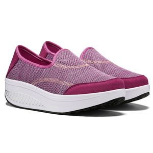 Hot Sale-Summer Wedges Chaussures Cheville Plateforme Chaussures Plus Size Travel Casual Sneakers