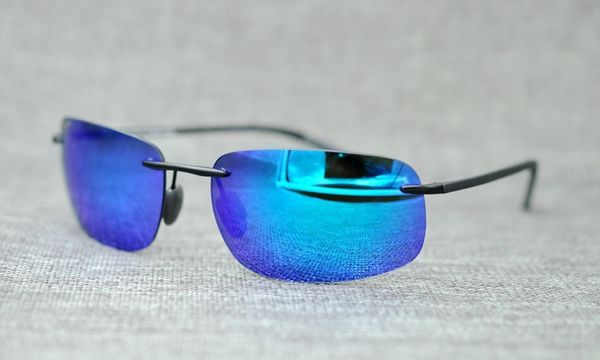gafas de sol Caliente-venta de Super-luz de alta calidad gafas de sol polarizadas de sexo masculino deportivo protección UV400 MJ724 rimlesss googles