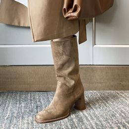 Offre spéciale TAOFFEN nouveau Design femmes demi-bottes courtes hiver femmes chaussures chaudes mode bout carré bottes courtes femme chaussures taille 34-43