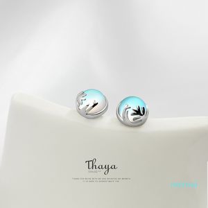 Hot Koop Thaya 925 Silver Aurora Forest Earring Oorbellen Originele Ontwerp Sieraden Voor Vrouwen Elegante Gift