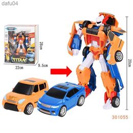 Hot Koop Tobot Brother Transformatie Speelgoed Korea Anime Vervormd Robot Auto Action Figure Speelgoed Model Jongen Kind Souvenir Fans Gift L230522