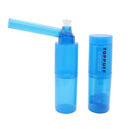 Hot Koop Reizen Reizen Water Top Bladerdeeg Roken Pijp Essentials Tabak Hookah Shisha Fles Acrylic Bong Toppuff Water Pipe Smoking AC